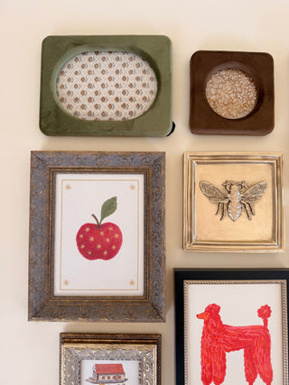 Green Velvet Photo Frame