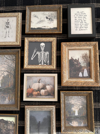Restocks Soon! | Two Ghosts In Autumn Framed Wall Art