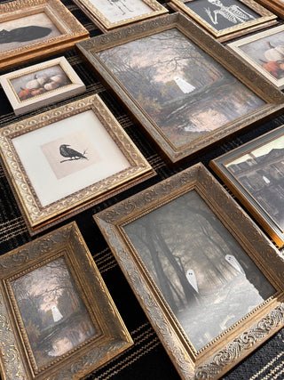 Restocks Soon! | Peeking Ghost Framed Wall Art