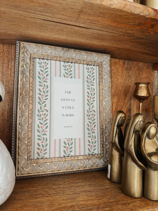 Child Is Born Framed Wall Art