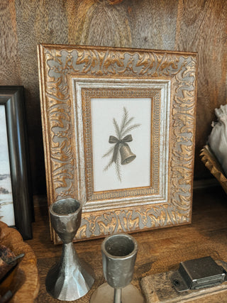 Bell With Pines Framed Wall Art
