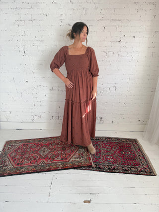 Elara Embroidered Dress