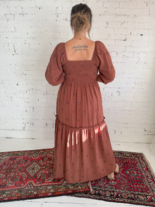 Elara Embroidered Dress
