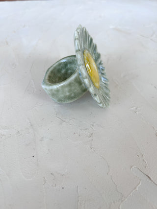 The Ditzy Floral Napkin Ring Single