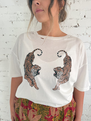 Distressed Bengals Tee Shirt