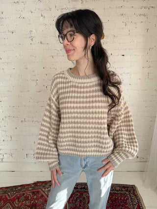 Lexington Striped Knit Sweater