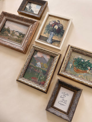 Bouquet Of Flowers Framed Wall Art
