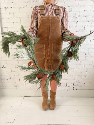 The Leavenworth Faux Cedar and Bells Garland
