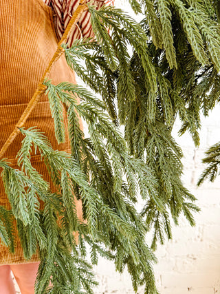 The Stowe Faux Cypress Garland