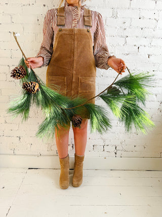 Durango Needle Pine and Pinecones Garland