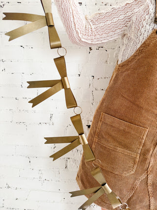 Metal Bow Garland