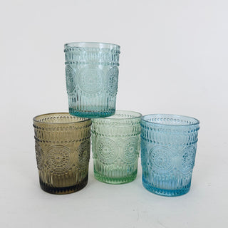 Langley Embossed Glass Cup