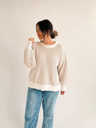 Neutral Love Sweater