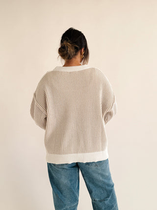 Neutral Love Sweater