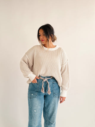 Neutral Love Sweater