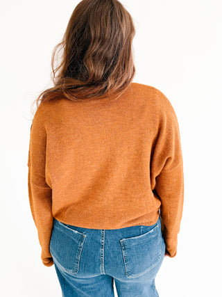 The Perfect Piper Cardigan - Rust