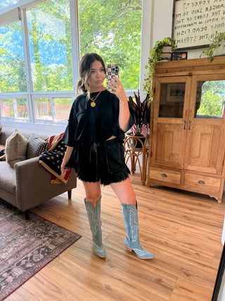 Slow Ride Shorts + Top - Charcoal