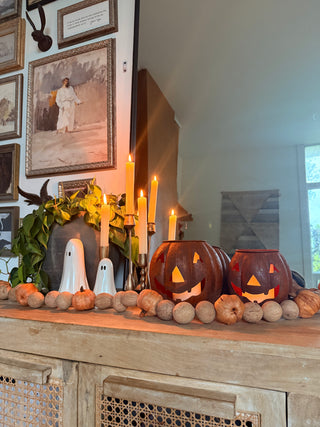 Rustic Jack-O-Lantern Luminary