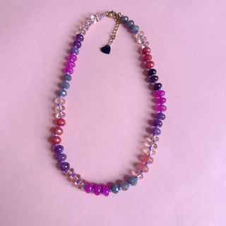 Lilac Coast Gemstone Necklace