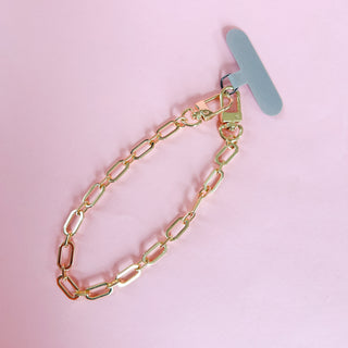 Becca Gold Phone Chain Wristlet