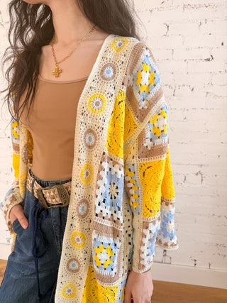 Etta's Square Crochet Cardigan