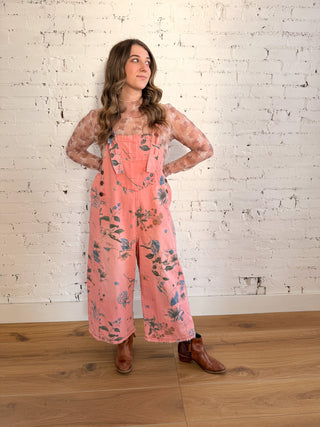 Free and Floral Overalls