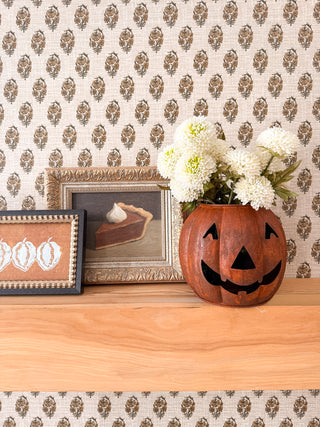 Rustic Jack-O-Lantern Luminary