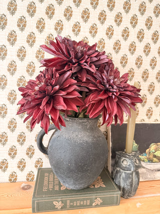 Faux Autumn Dahlia Stem