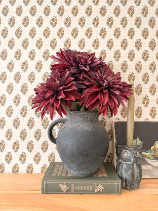 Faux Autumn Dahlia Stem