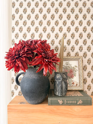 Faux Autumn Dahlia Stem