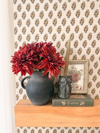 Faux Autumn Dahlia Stem
