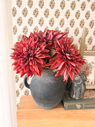 Faux Autumn Dahlia Stem