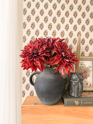 Faux Autumn Dahlia Stem