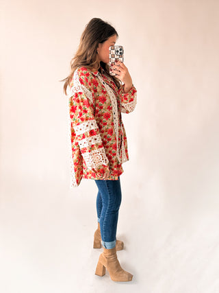 The Georgian Floral Top