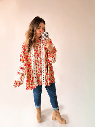 The Georgian Floral Top