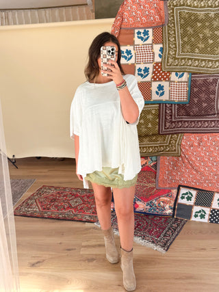 Willow Oversized Short Sleeve Tunic