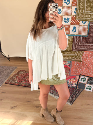 Willow Oversized Short Sleeve Tunic