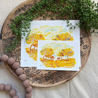 Artisan Print - Golden Olive Grove