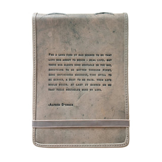 Large Leather Journal (More Quotes Available)