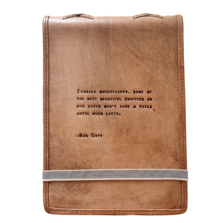 Large Leather Journal (More Quotes Available)