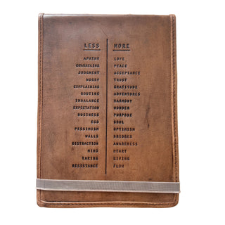 Large Leather Journal (More Quotes Available)