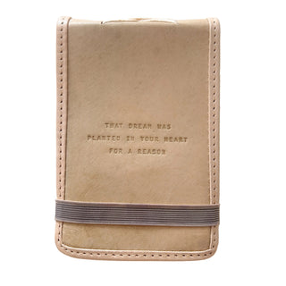 Small Leather Quote Journal (More Quotes Available)