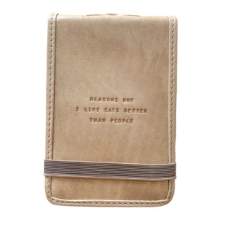 Small Leather Quote Journal (More Quotes Available)