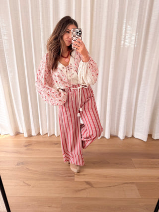 Love Don't Cost a Thing Striped Pants