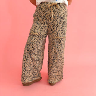 Jasper Cargo Pants - Leopard