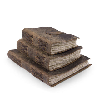 Scratched Brown Leather Journal (more sizes)