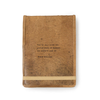 Large Leather Journal (More Quotes Available)