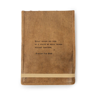 Large Leather Journal (More Quotes Available)