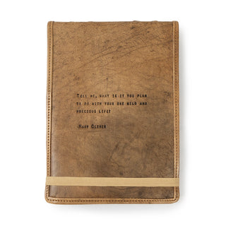 Large Leather Journal (More Quotes Available)