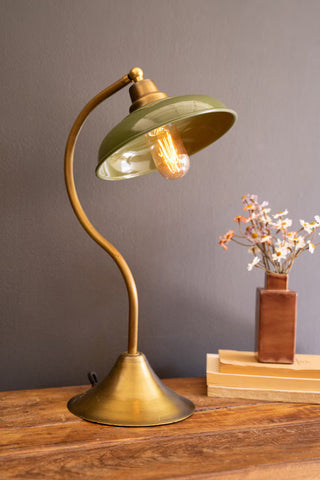 Olive & Brass Table Lamp *online exclusive*